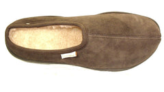 Men's First Edition by Slippers International •Irish• Fleece-lined  Suede Clog 9M Brown