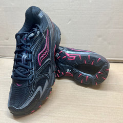 Saucony Womens Grid Cohesion 4 Running Shoe - Black/Pink 9.5M / Preowned Athletic