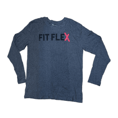Men's  Badger Sport •Performance Fit Flex•  Long Sleeve Tee Gray - Large