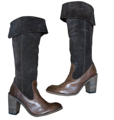 Women’s Moz Mooz Swashbuckler, Tall Boot EU38 Brown Leather