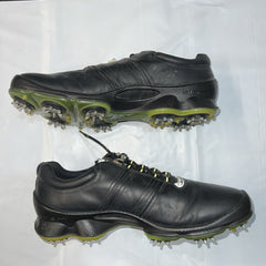 Men’s Ecco Biom   Hydromax  Yak Leather Spiked Golf Shoe 44 Black/Citron