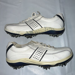 Women’s Ecco Hydromax  Leather Spiked Golf Shoe 42 white/marine