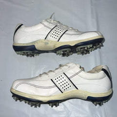Women’s Ecco Hydromax  Leather Spiked Golf Shoe 42 white/marine