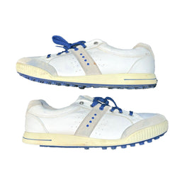 Men’s Ecco Street Premier Spikeless golf shoes  47 White/ Blue