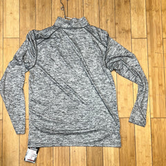 3 men’s badger sport L/S quarter zip shirt - size large