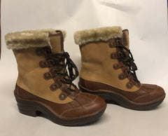 BIONICA Women's •Rosemount• Weatherproof Boot - Size 8 - Honey/Whiskey Leather - ShooDog.com