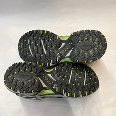 Womens Saucony Ridge Tr-Original Trail Running Shoe - Gray/Green- Size 7.5M Preowned Athletic