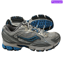 Saucony Womens Grid Excursion Tr5 Hiking Trail Running - Preowned 8.5M / Silver/Blue-15