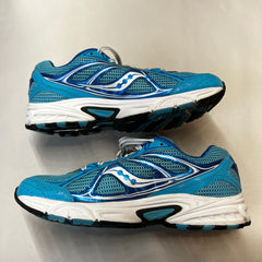 Saucony Womens Grid Cohesion 7 -Blue/White- Running Shoe Size 9M - Preowned Athletic