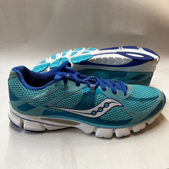 Womens Saucony Progrid Mirage 3 Running Shoe Blue/White Size 11M Preowned Athletic