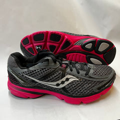 Saucony Womens Grid Mirage Running Shoe Black/Pink - Preowned Athletic