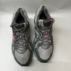 Womens Grid Cohesion Tr7 Trail Running Grey/Green/Fuchsia Size 10M -Preowned Athletic