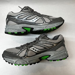 Womens Grid Cohesion Tr7 Trail Running Grey/Green/Fuchsia Size 6.5M -Preowned Athletic