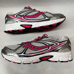 Copy Of Womens Saucony Cohesion 7 Running Shoe Silver/Pink 11 Wide - Preowned Athletic