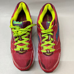 Saucony Cohesion 5 Running Shoe Pink/Citron Size 8.M - Preowned Athletic