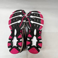 Saucony Cohesion 5 Running Shoe Silver/Black/Pink 9.5 Wide - Preowned Athletic