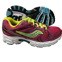 Womens Saucony Grid Cohesion 6 - Pink/Blue- Running Shoe Wide Width Preowned 6W / Pink/Blue-18
