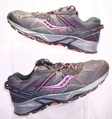 Saucony Womens Grid Excursion Tr7 Trail Running Shoe - Preowned 10M / Black/Pink Athletic