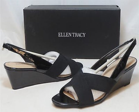 ELLEN TRACY Women's Impulse Sandal - Black - - ShooDog.com