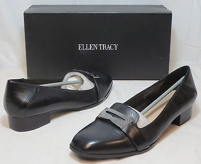 ELLEN TRACY Women's Vanity Loafer - Black - - ShooDog.com