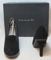 TAHARI Women's Tal Shootie - Black Suede  - NIB - MSRP $110 - ShooDog.com
