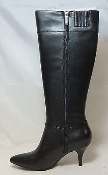 ELLEN TRACY Women's Harmony Boot - Black Leather - – ShooDog.com