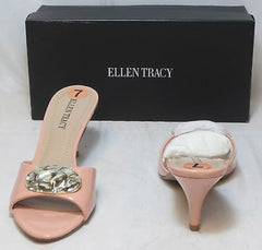 ELLEN TRACY Women's Kerry Slides - Powder/Pink - Multi Sz NIB - MSRP $55 - ShooDog.com