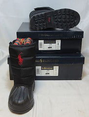 POLO RALPH LAUREN VANCOUVER EZ Snow Boots - Black • NIB • Multi-sizes - ShooDog.com