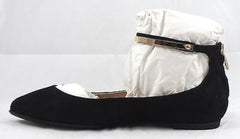 SOLE SOCIETY Women's Lenora Ballet Flat - Black Suede - Multi SZ NIB - MSRP $65 - ShooDog.com