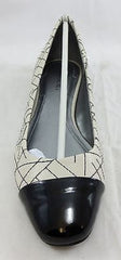 TAHARI Women's Imani Flats - Warm White/Black Patent - Multi SZ NIB - MSRP $89 - ShooDog.com