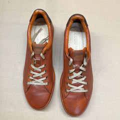 Mens Ecco Street Premier Cleat-Less Golf Shoe Russet Leather Size 45
