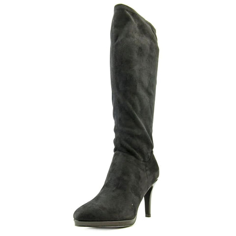 TAHARI Women's •Gage• Knee-high Boot -Black Suede- - ShooDog.com