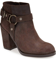 ASH Women's •Falcon•  Harness Ankle Bootie - Brown Leather - ShooDog.com