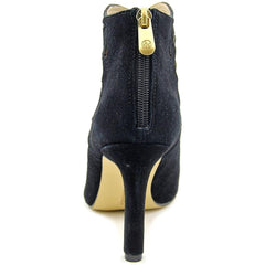ADRIENNE VITTADINI Women's •Nidia• Pointed Toe Suede Black Ankle Boot - ShooDog.com