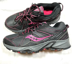 Saucony Womens Grid Excursion Tr7 Trail Running Shoe - Preowned 6M / Black/Pink Athletic