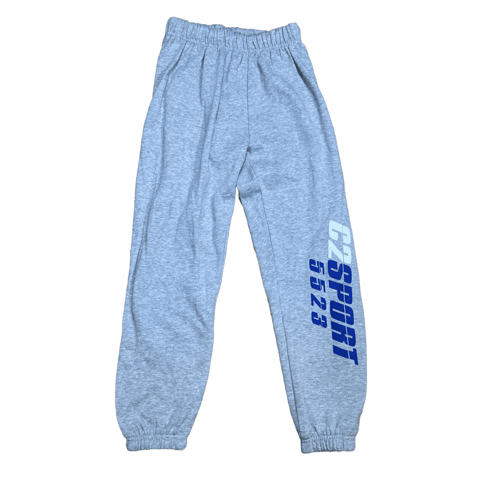 Youth  •C2 Sport•  Fleece Elastic Bottom Pant Gray - Medium