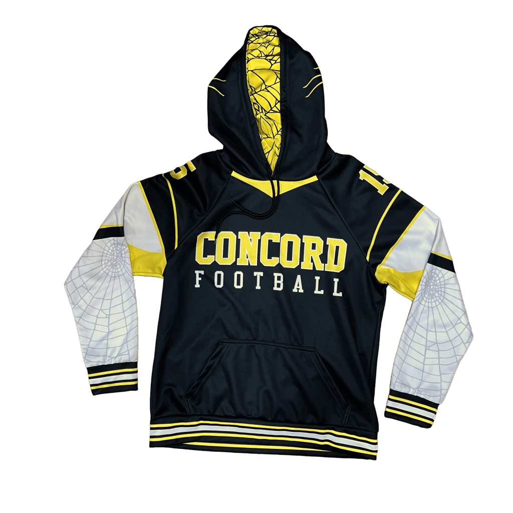 Men's•Ramco Apparel• Team Hoody-Concord Football Blk/Gold/Wht Spyder Medium