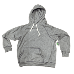 Women's •Ramco Apparel• Contrast Stitch Pull-over Hoodie Grey/purp x-Large