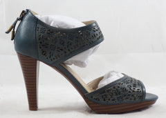 ADRIENNE VITTADINI Women's Pamelia Sandal - Blue - MSRP $109 - ShooDog.com