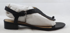 ADRIENNE VITTADINI Women's Vornie Sandal - Black - MSRP $79 - ShooDog.com