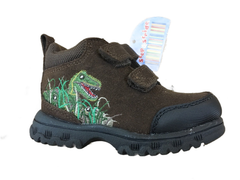Step & Stride •Dino EZ• Brown Toddler/Boys Hiking Boot - ShooDog.com