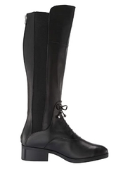 ADRIENNE VITTADINI Women's •Mishiko• Tall Equestrian Boot 9.5M Black Leather