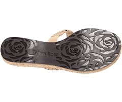 TARYN ROSE Women's •Nelly• Cork Platform Thong Sandal