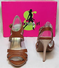 KENSIE GIRL Women's Steffie Sandal - Brown Sugar - Multi SZ NIB - MSRP $69 - ShooDog.com