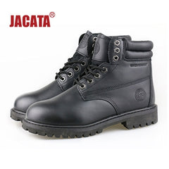 Men's JACATA 6" Classic Work Boot -  8603 Black Leather - ShooDog.com