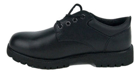 Men's JACATA •Low-Cut Work Oxford•  8653 Black Smooth Leather - ShooDog.com