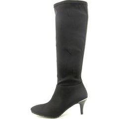 TAHARI Women's "Felipa" •Black Faux Suede• Knee High Boot - ShooDog.com