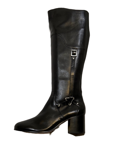 ADRIENNE VITTADINI Women's • Gordy • Boot - Black Soft Calf Leather