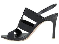 ELIE TAHARI  Womens Ithaca •Black• High Heel Stretch Caged Sandals - ShooDog.com