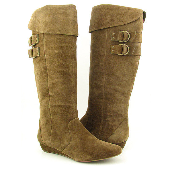 JESSICA SIMPSON Women's 'Francilia' Mid-calf Pull-on Boots •Dust Suede• - ShooDog.com